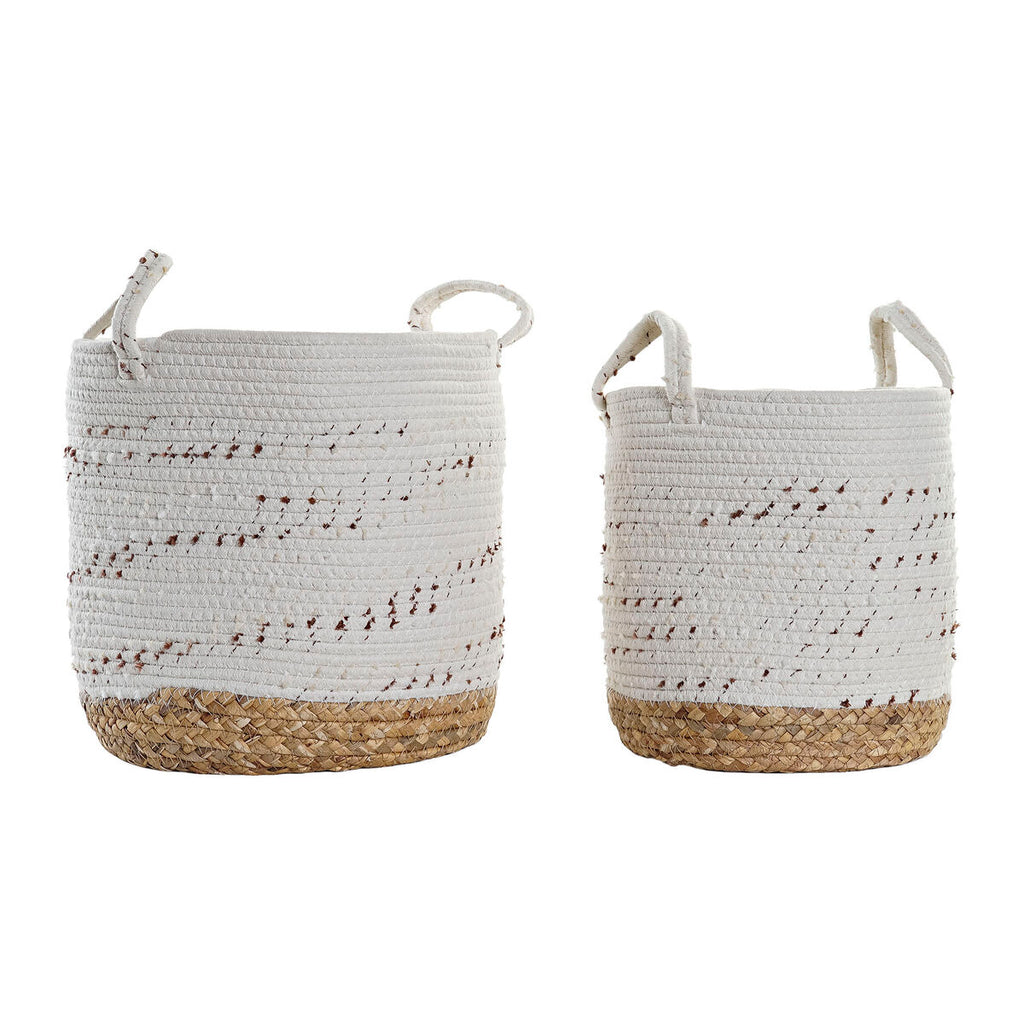 Boho Cotton Baskets – Set of 2