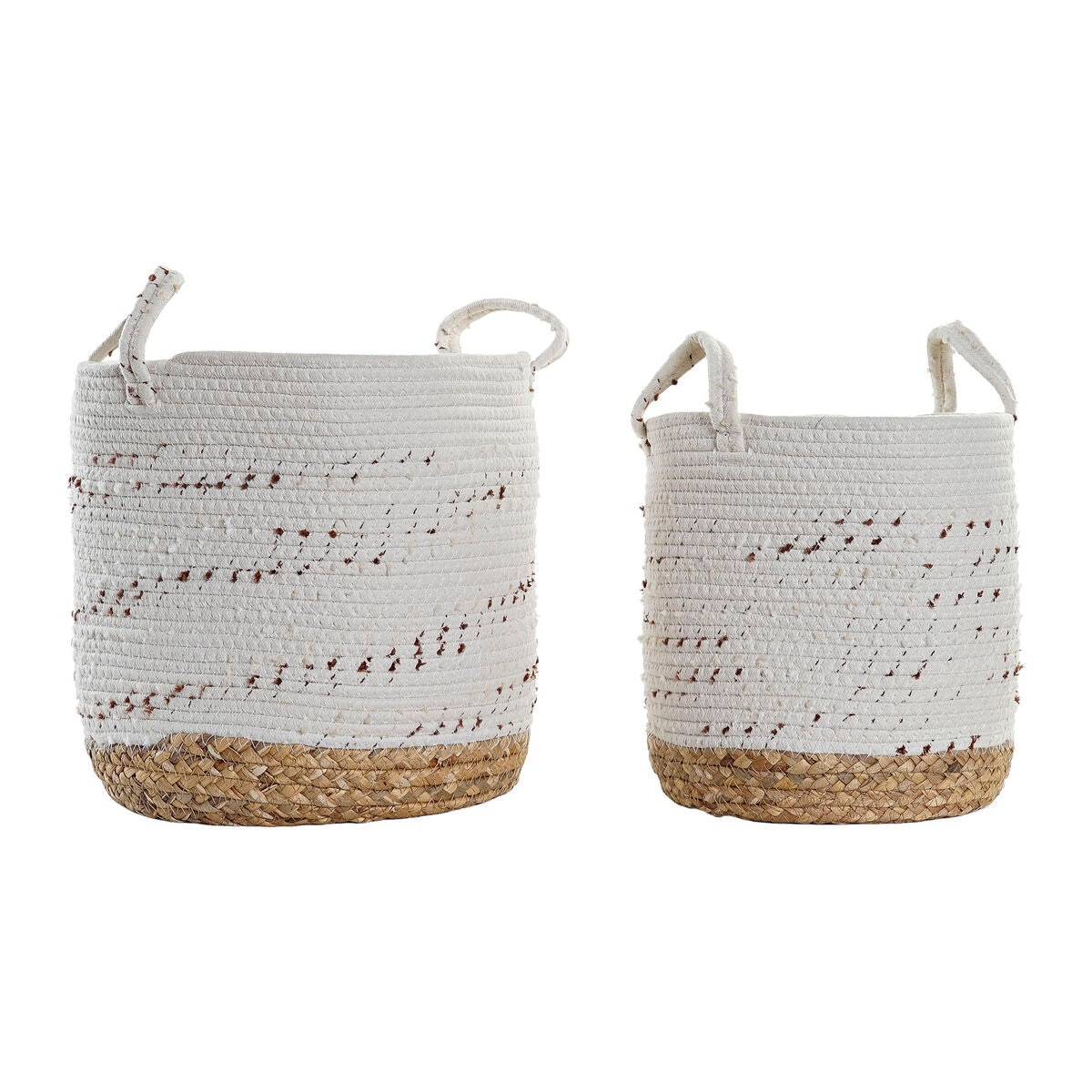 Boho Cotton Baskets – Set of 2