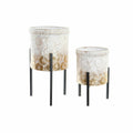 Metal Planters on Legs – Set of 2