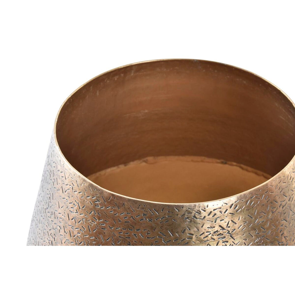 Aged Metal Planters – Set of 2