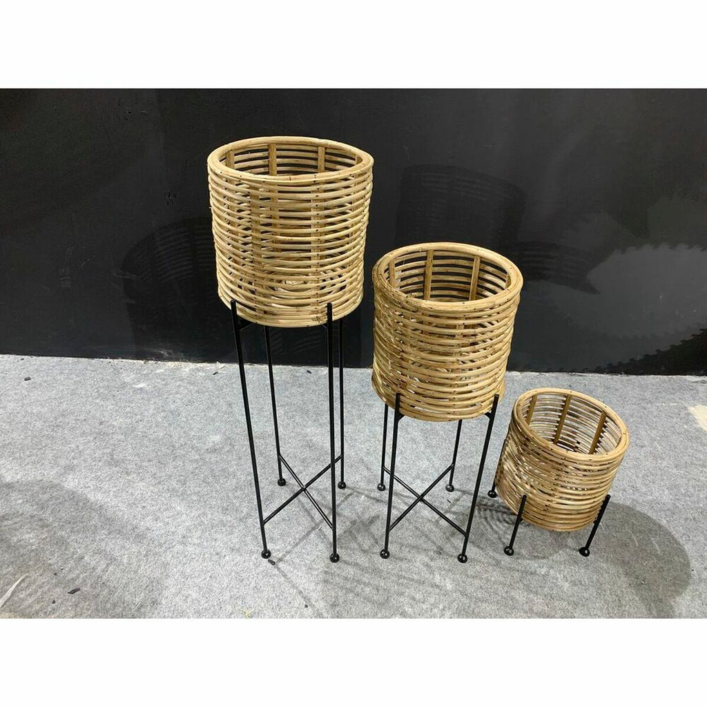 Bali Planters on Stands – Set of 2