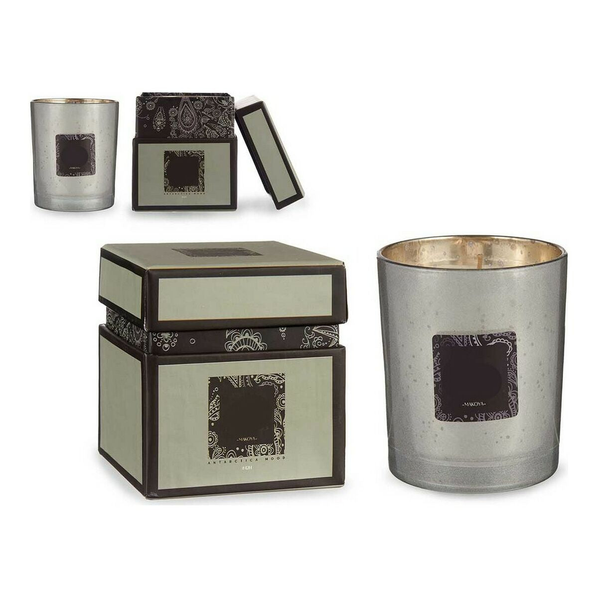 Silver Bloom Scented Candle