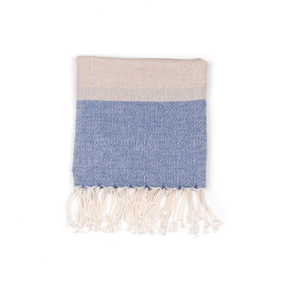 Zarif Handwoven Shawl & Throw – Blue