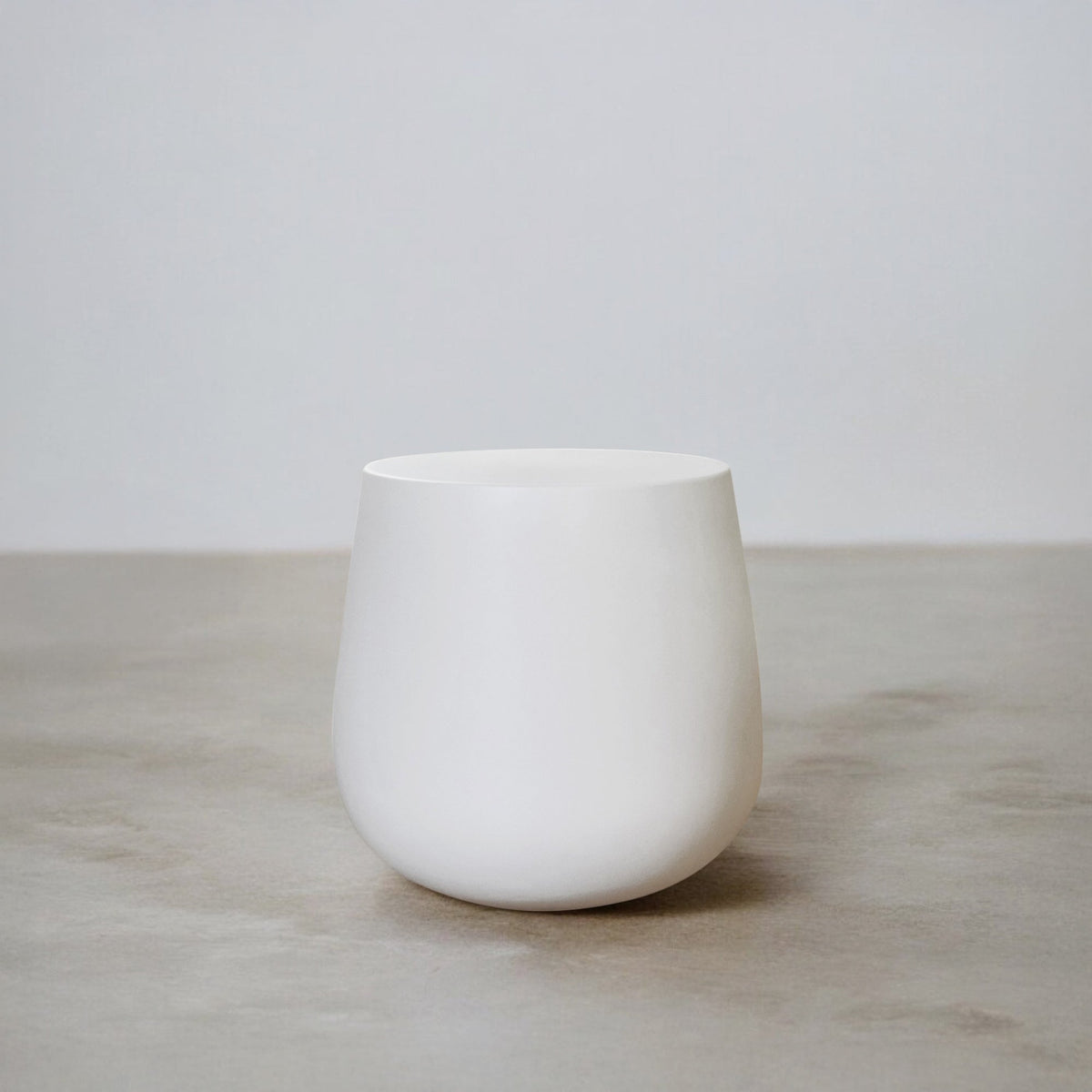 DRUM Keramik-Beistelltisch – Off-White