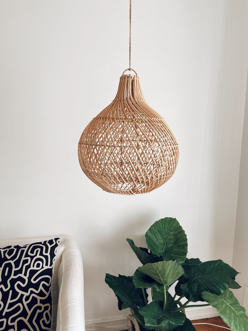 Rattan Mandala Pendant Shade