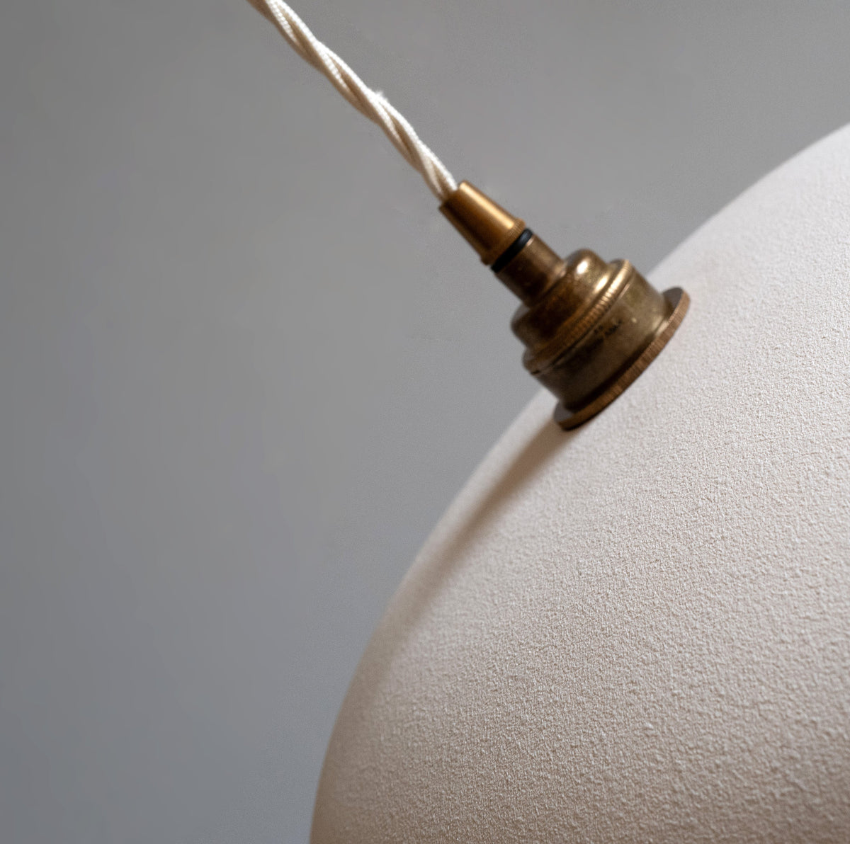 SOLENE Ceramic Pendant Light – Matte White