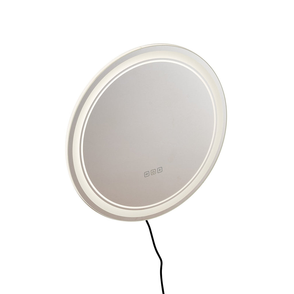 Round LED Bathroom Mirror, 60 cm